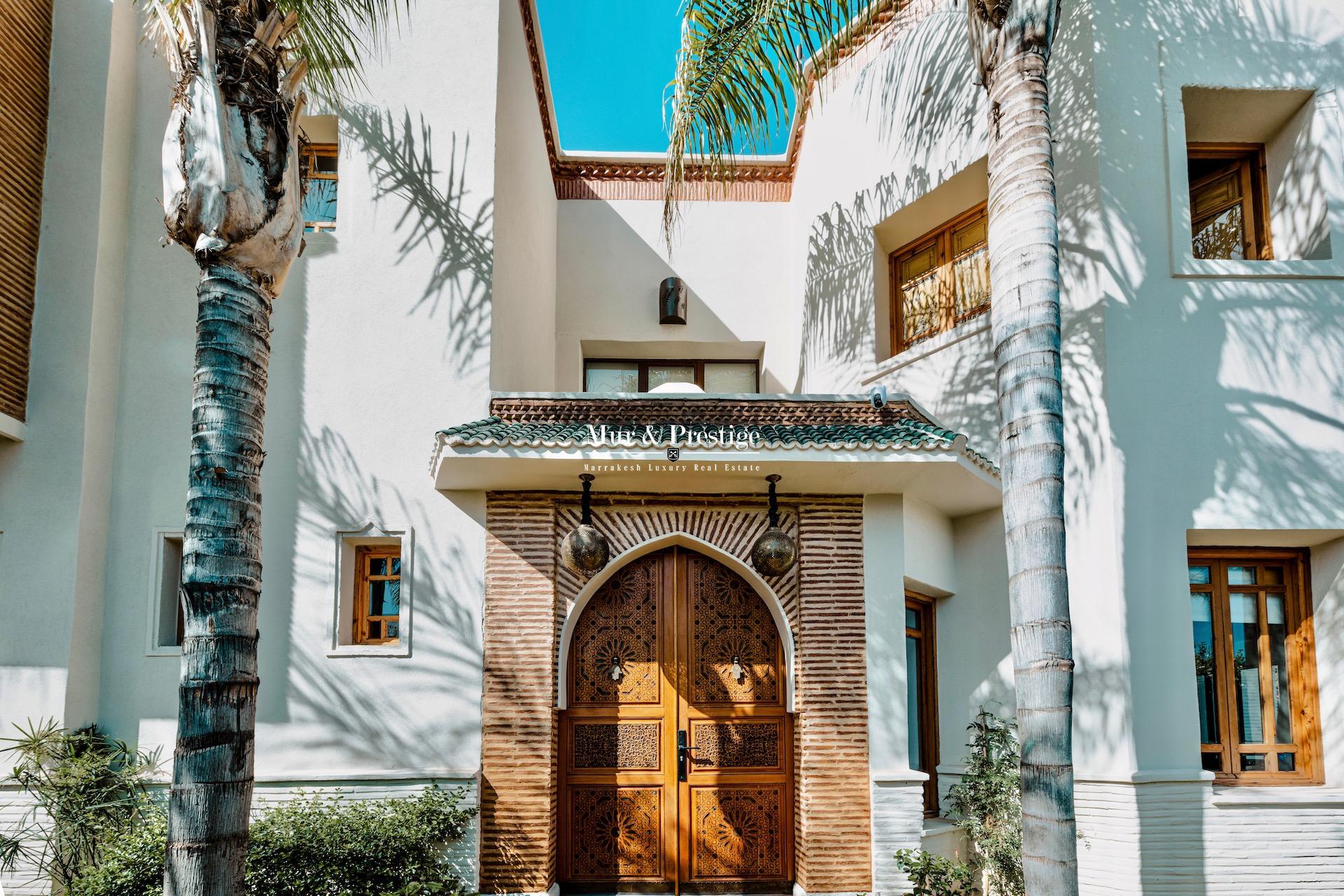 Vente maison de charme sur golf à Marrakech  - copie